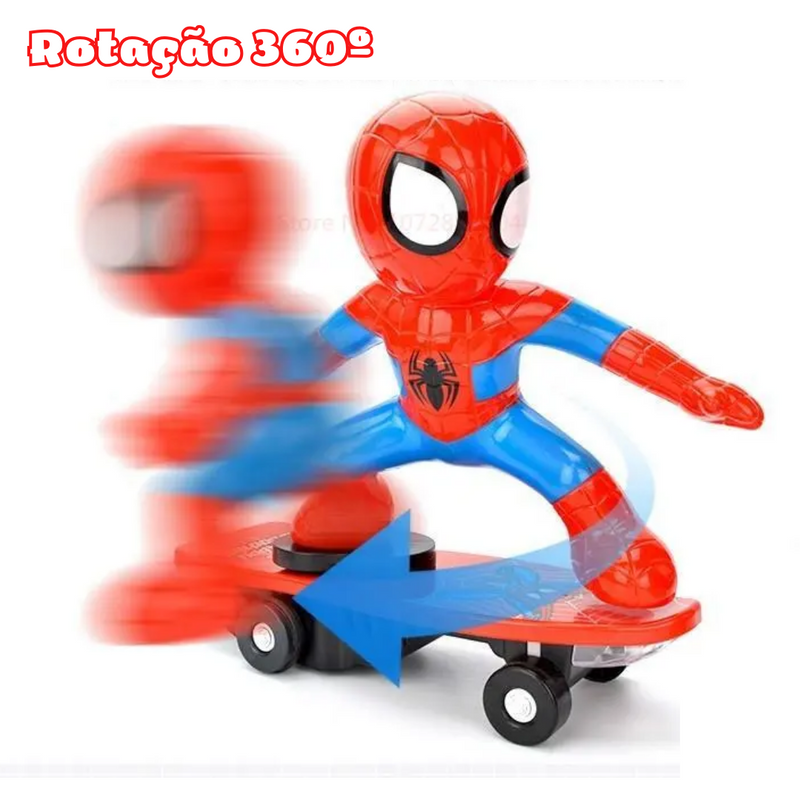 Spider-Man Skatista Elétrico