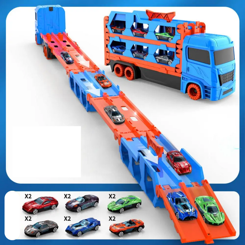 Caminhão Transportador de Carro Com Pista Dobrável