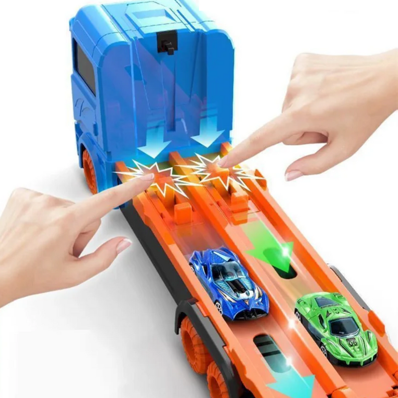 Caminhão Transportador de Carro Com Pista Dobrável