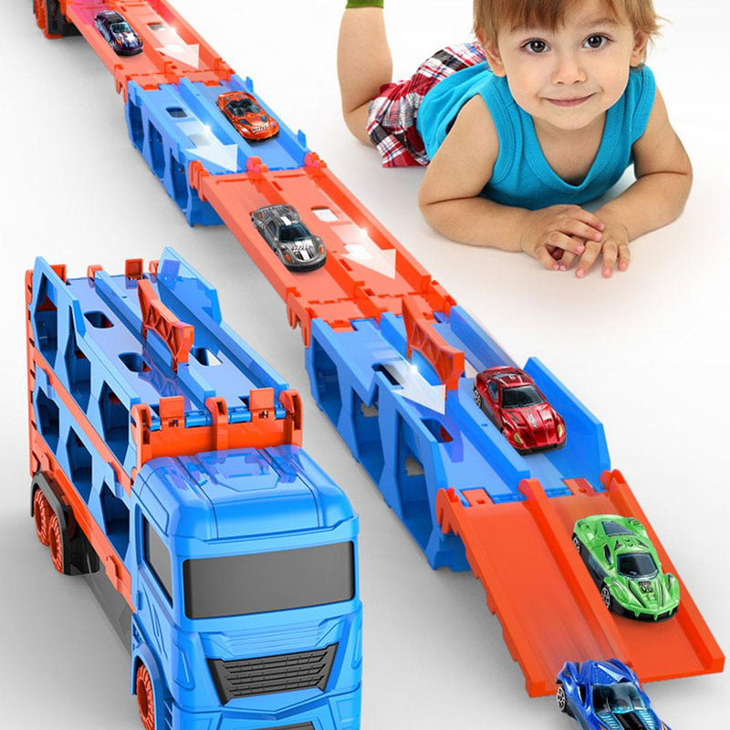 Caminhão Transportador de Carro Com Pista Dobrável