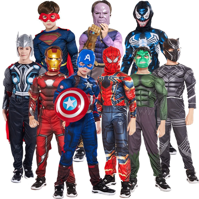 Fantasia Super Heróis Infantil Menino Personagens